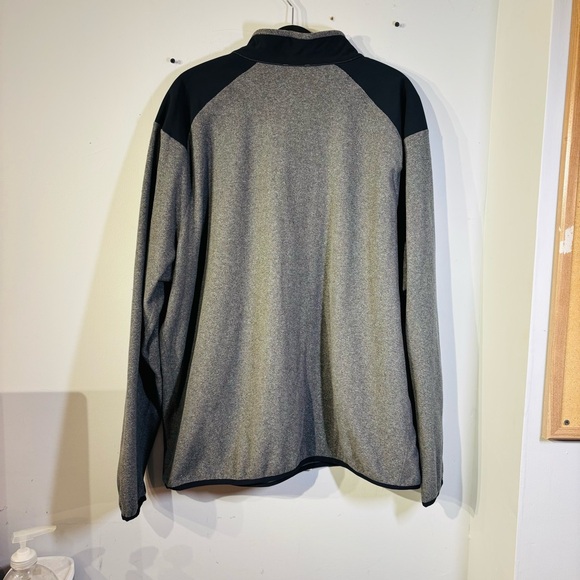 Merrell Men’s Gray Fleece 1/4 Zip Pullover Outdoor Long Sleeve Sweatshirt XXL - Picture 6 of 8